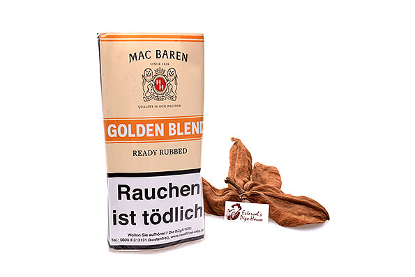 Mac Baren Golden Blend Ready Rubbed Pfeifentabak 50g Pouch Mac Baren Golden Blend Ready Rubbed Pfeifentabak 50g Pouch